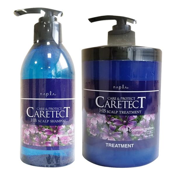 ナプラ ケアテクト HB スキャルプ シャンプー 750mL + トリートメント 650g ボトル ...