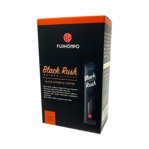 激安セール ダイエットサポート コーヒー FUJIHONPO Black Rush コーヒー(スティック)　14本入り 1箱  ブラックラッシュ 正規品 送料無料｜beaufa