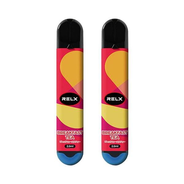 2本セット RELX 電子シーシャ ブレックファーストティー BREAKFAST TEA リレックス...