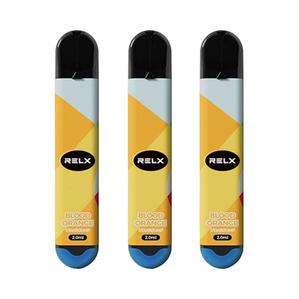 3本セット RELX 電子シーシャ ブラッドオレンジ BLOOD ORANGE リレックス 使い捨て...