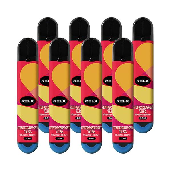 8本セット RELX 電子シーシャ ブレックファーストティー BREAKFAST TEA リレックス...