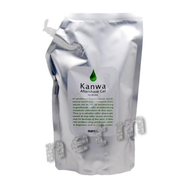 フェザー業務用アフターシェーブジェル h　「緩和」 つめ替え用　500g入