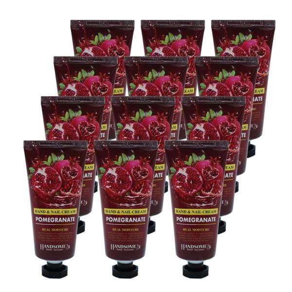 「12本」リアル モイスチュア ハンドクリーム&amp;ネイルクリーム 100g （ザクロ） 保湿クリーム