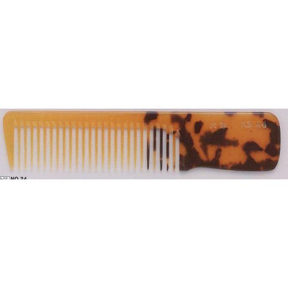 大洋 NB ニューべっ甲コーム 特大直歯手付 TY-NB24 刈り込み用コーム