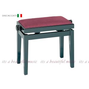 【中古極美品】吉澤（Peacock）背付ピアノ椅子(全国送料込み)トムソン椅子 背もたれ付き ピアノ椅子 座面ブラック NO5 イトマサ トムソン椅子