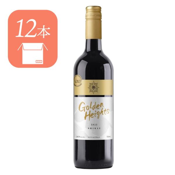 【ケース/12本】ゴールデン ハイツ シラーズ 赤ワイン フルボディ 750ml 14.5%《tws...