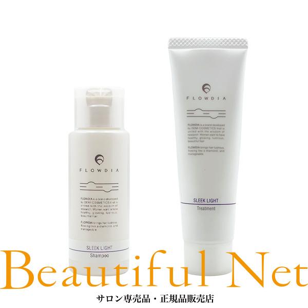デミ フローディア シャンプー スリークライト 50ml トリートメント スリークライト 50g ミ...