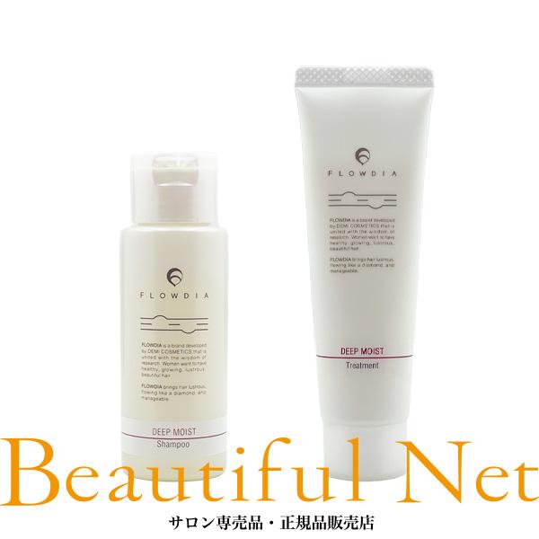 デミ フローディア シャンプー ディープモイスト 50ml トリートメント ディープモイスト 50g...