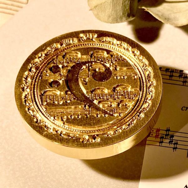 ヘ音記号　シーリングスタンプ