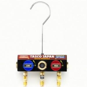 イチネンTASCO TASCO イチネンタスコ ボールバルブ式デジタルゲージ