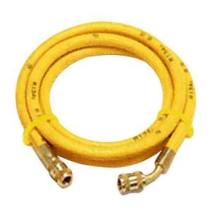 TASCO イチネンタスコ チャージホース R134a 100cm黄 片側60° TA137H-3