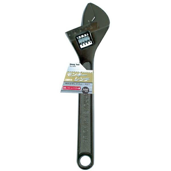 イチネンMTM ミツトモ ストロングツール モンキレンチ 300mm クロームバナジウム鋼 1223...