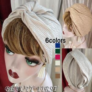 シンプルニットターバン レディース ターバン 帽子