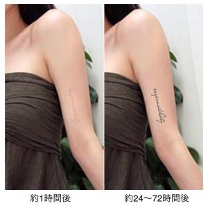 WMB 英文 ジャグアタトゥーシール 2週間 ...の詳細画像2