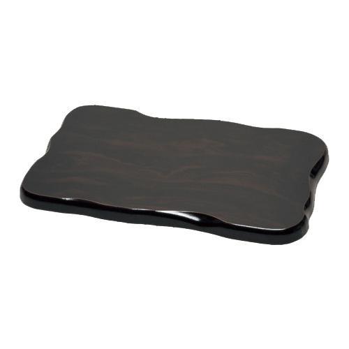 高岡銅器 木製飾台　平板　6号　黒檀色　62-05