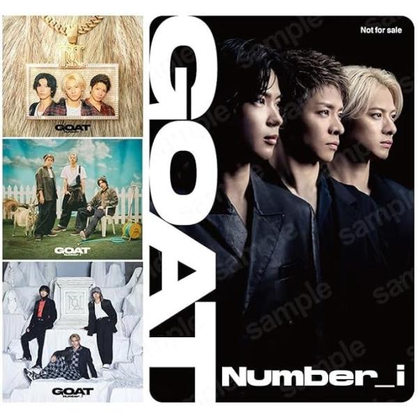 （3形態まとめ買い特典ステッカー付）Number_i「GOAT」CD 初回生産限定盤A/初回限定生産...