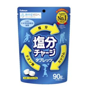 【定形外郵便・送料無料】カバヤ食品　塩分チャージタブレッツ　90ｇ　塩飴　しおあめ