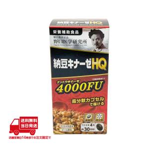 野口医学研究所 10個 納豆キナーゼ HQ 4000FU 新発売 国内正規品 野口医学研究所 納豆キナーゼHQ 4000FU 120粒 ナットウキナーゼ 栄養