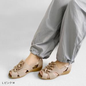 【30%OFF】 本革 サンダル レディース ...の詳細画像4