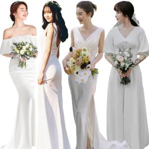 ウェディングドレス ウェディングドレス白 パーティードレス