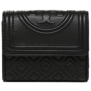 Tory Burch トリーバーチ FLEMING MINI Flap Wallet 三つ折り ミニ財布 二つ折り コンパクト 財布 31460 ブラック