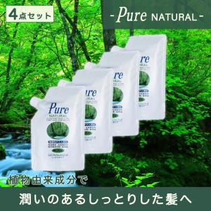 ピュアナチュラル シャンプーM 400mL つめかえ ×4個セット