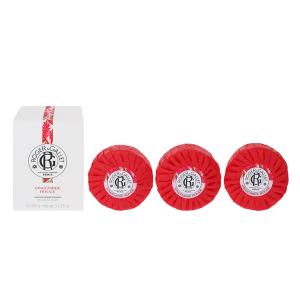 ロジェガレ サボン パフュメ ジンジャールージュ 100g×3 GINGEMBRE ROUGE WELLBEING SOAP ROGER＆GALLET｜beautyfactory-belmo