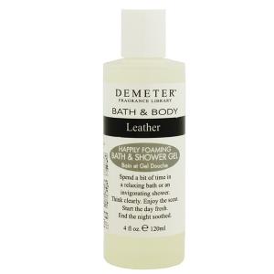 ディメーター レザー バス＆シャワージェル 120ml あすつく HAPPILY FOAMING FOAMING BATH ＆ SHOWER GEL LEATHER DEMETER