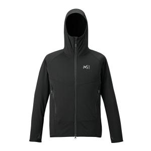 ミレー ドライ グリッド フーディ BLACK サイズ：S (日本サイズM) MIV02040-0247 DRY GRID HOODIE M MILLETの商品画像