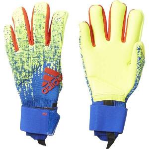 アディダス Adidas プレデター Trans プロ キーパーグローブ サイズ 10 カラー ソーラーイエロー ボールドブルー Fme93