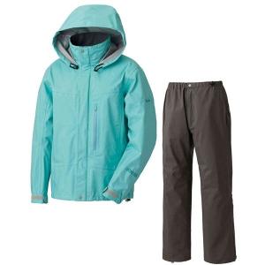 プロモンテ Puromonte ゴアテックス レインスーツ カラー ミント ウィメンズ ブランド激安セール会場 Sr132w サイズ L