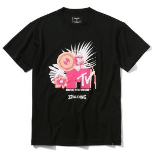 スポルディング Tシャツ MTV ハワイナス (メンズ) M ブラック #SMT22051M SPALDINGの商品画像