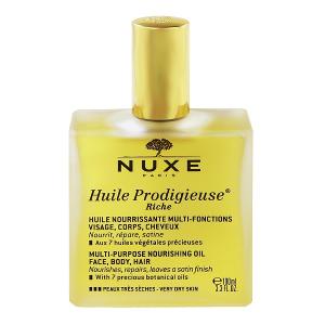 ニュクス プロディジュー オイル リッチ 100ml 化粧品 コスメ HUILE PRODIGIEUSE HUILE RICHE NUXE 新品 未使用｜beautyfiveauc