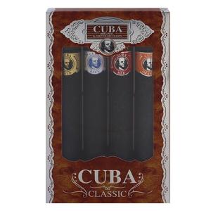 並行輸入品 （在庫限り） キューバ 4シガレッツ ギフトセット (箱なし) 35ml×4 SET CUBA FOR MEN 4 CIGARES 新品 未使用