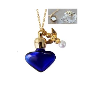 ヒロセ アトマイザー 1cc アロマペンダント穴あきタイプ 15160 穴あき瑠璃エンゼル (ゴール...