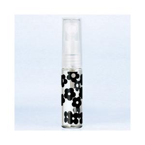 ヤマダアトマイザー グラスアトマイザー パターン 50237 フラワー ブラック/キャップクリア 4ml YAMADA ATOMIZER 新品 未使用