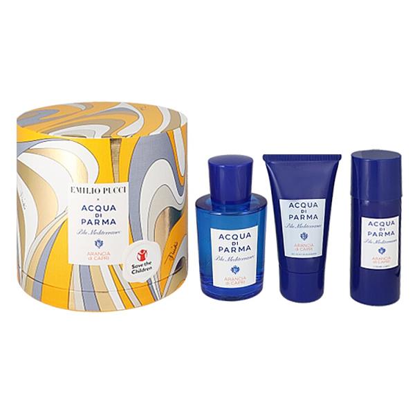 並行輸入品 アクア デ パルマ ブルーメディテラネオ アランチャ ディ カプリ コフレ 75ml/4...