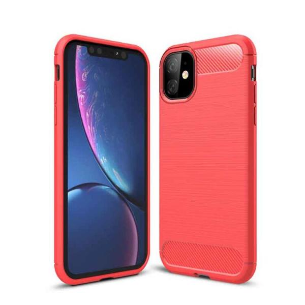 iPhone 11 ケース iPhone 11 背面型 スマホケース レッド #1137368 iP...