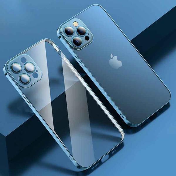iPhone 12 ProMax ケース iPhone 12 ProMax スマホケース ブルー #...