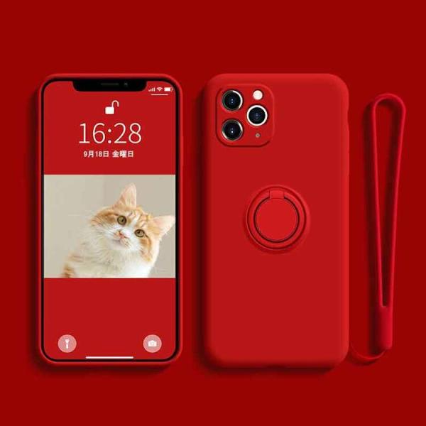 iPhone 12 Pro ケース iPhone 12 Pro スマホケース レッド #114526...