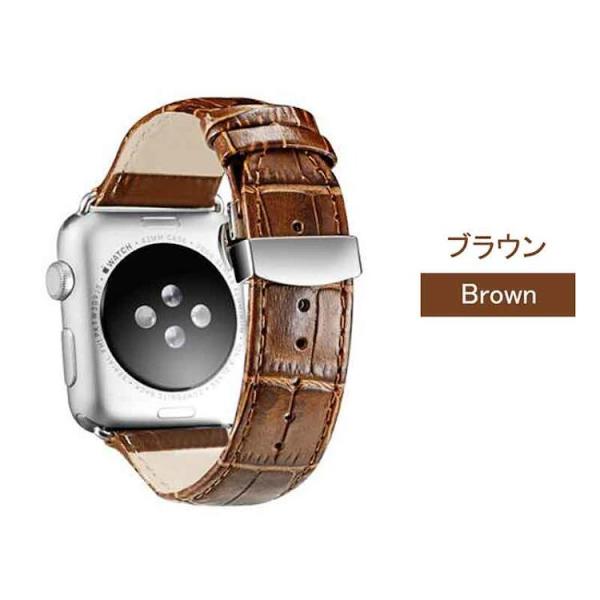Apple Watch バンド Apple Watch band 38mm ブラウン #210001...