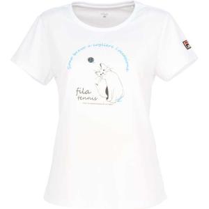 フィラ グラフィックTシャツ (レディース) S ホワイト #VL2870-01 FILAの商品画像