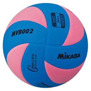 ミカサ 混合バレーボール 試合球5号 ブルー×ピンク #MVB002BP MIKASA 新品 未使用｜beautyfiveauc