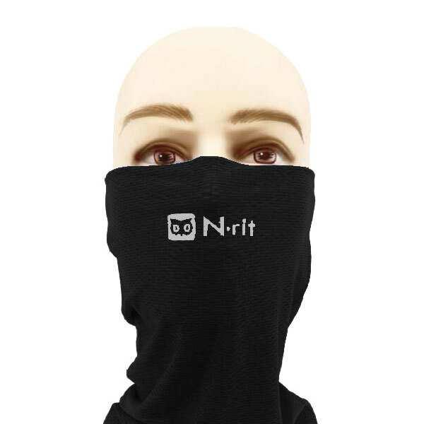 【在庫限り】 エヌリット チューブナイン クール 抗菌防臭ネックゲイター(接触冷感) ブラック 23...