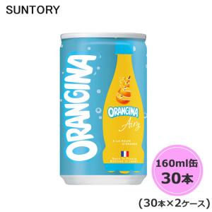 サントリー ORANGINA Airy オランジーナ エアリー 160ml缶 60本 30本×2ケース suntory (送料無料) （サントリー以外の商品と同梱不可）｜beautyhair