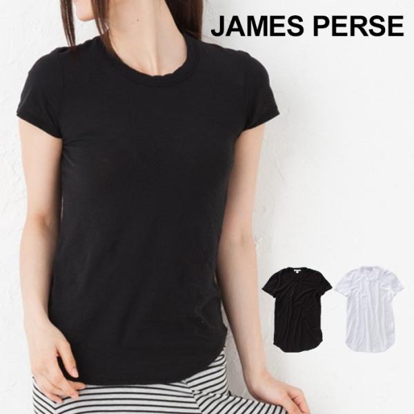 ジェームスパース レディース Tシャツ uネック JAMES PERSE  クルーネック  WUA3...