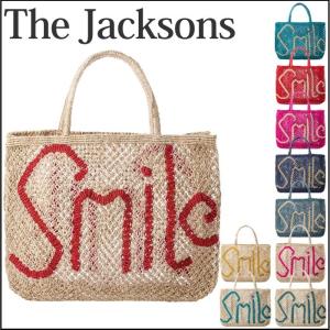 ジャクソンズ バッグ カゴバッグ トートバッグ A4サイズ ジュートバッグ The Jacksons  Small size SMILE｜beautyholic