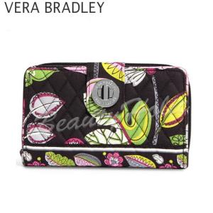 ヴェラブラッドリー　VERA BRADLEY ロック付財布 ムーンブルーム｜beautyholic