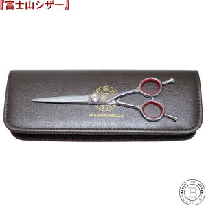 【武芸】　カットシザー　６インチ　笹刃　ドライカット用 　7.5万円で新品購入 富士山 シザー 『日本製』 6.0インチ カットシザー 笹刃 美容師 はさみ