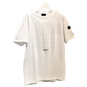 モンクレール MONCLER サイズ L Tシャツ マイクロロゴ プリントTシャツ メンズ 半袖 白 ホワイト｜beautyshampoo